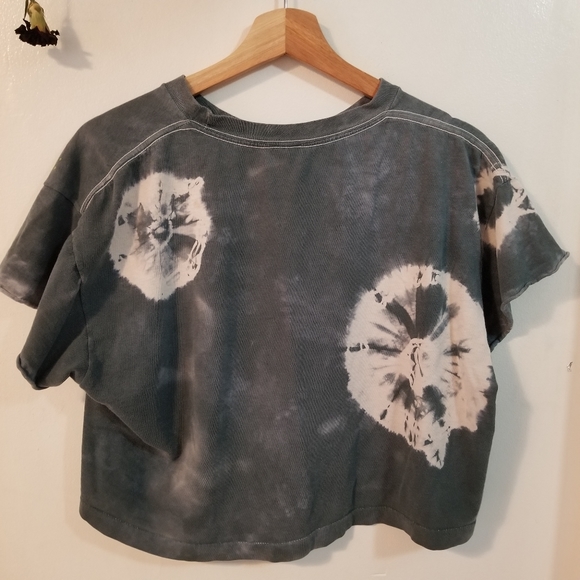 One of a Kind Handmade Cropped Tee - Picture 2 of 6